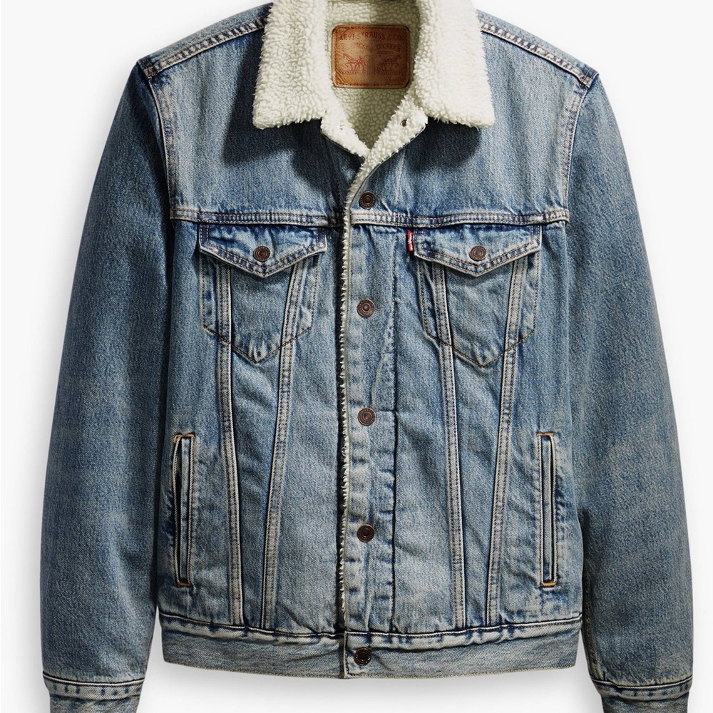 Men's Denim Sherpa Levi’s Coat